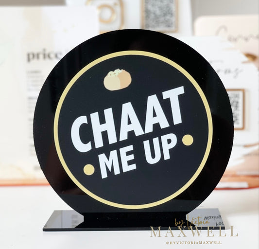 Custom Circular Business Logo Plaque or Personalised Text Sign - By Victoria Maxwell